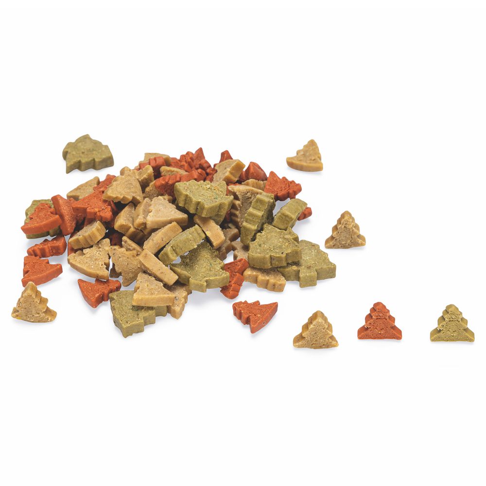 Beeztees XMAS Mini Weihnachtssnacks - Fisch/Fleisch/Getreide - Leckerli 200g