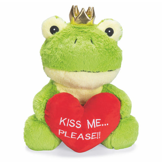 Beeztees Plüsch-Hundespielzeug - Froschkönig - 32 cm Plüschspielzeug Kuscheltier