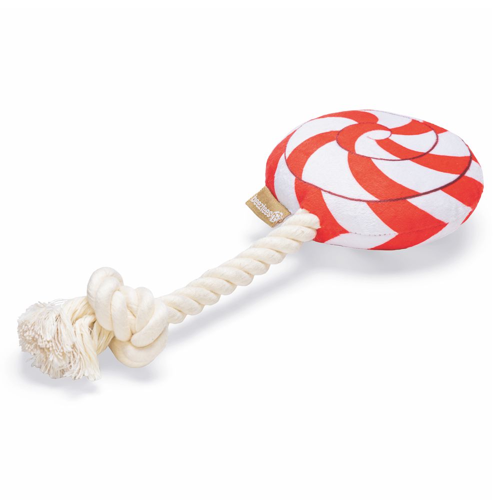 Beeztees XMAS Plüsch-Hundespielzeug - Lutscher