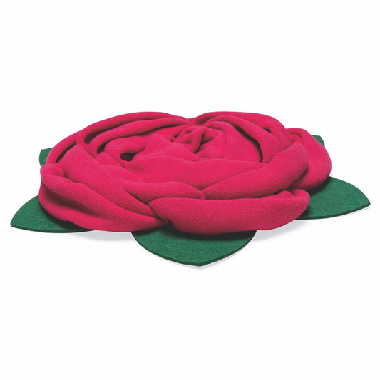Beeztees Schnüffelmatte Rose - 40 cm - Schnüffelteppich Snackspielzeug Leckerli