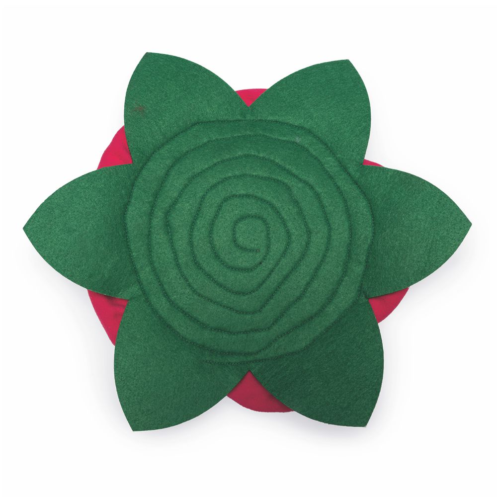 Beeztees Schnüffelmatte Rose - 40 cm - Schnüffelteppich Snackspielzeug Leckerli