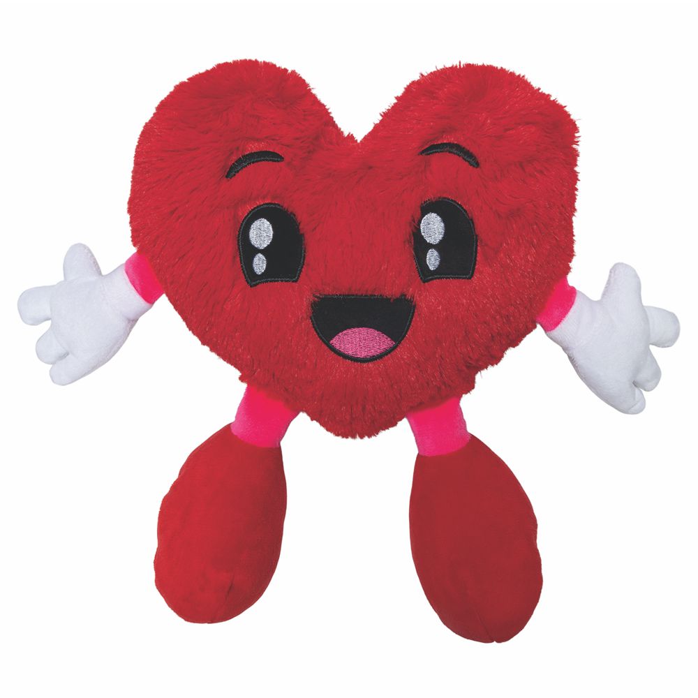 Beeztees Plüsch-Hundespielzeug - Mr. Love - Herzchen Plüschspielzeug Kuscheltier