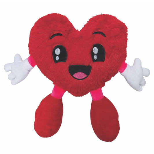 Beeztees Plüsch-Hundespielzeug - Mr. Love - Herzchen Plüschspielzeug Kuscheltier