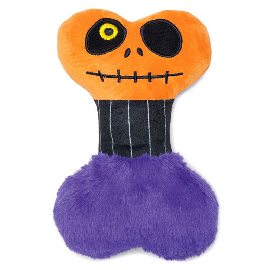 Beeztees HALLOWEEN Plüsch-Hundespielzeug Knochen - Kuscheltier - Squeaker