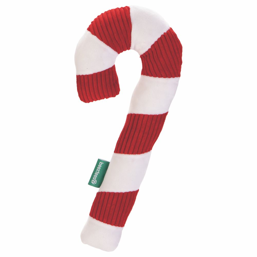 Beeztees XMAS Plüsch-Hundespielzeug Zuckerstange - 50 cm