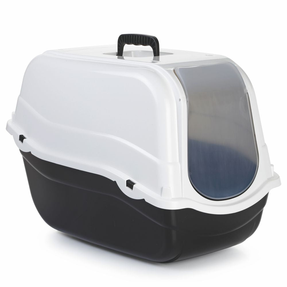 Beeztees Katzentoilette ROMEO - schwarz-weiß