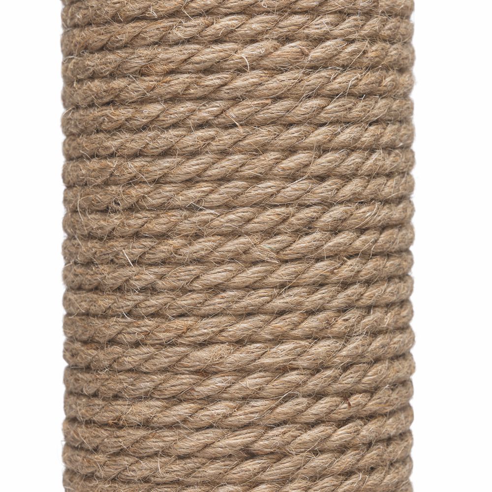 Beeztees Katzen Kratzstamm LESLEY - 35 x 35 x 60 cm - Jute Kratzbaum Katzenbaum