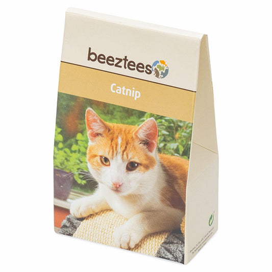 Beeztees Catnip für Katzen - 20 g Katzenminze - spielanregend - Naturkräuter