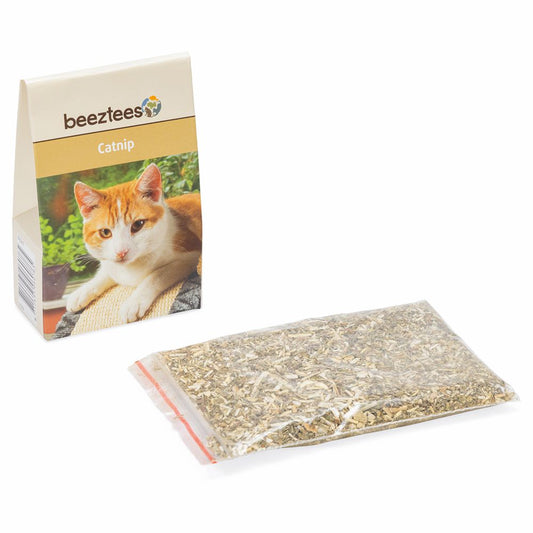 Beeztees Catnip für Katzen - 20 g Katzenminze - spielanregend - Naturkräuter