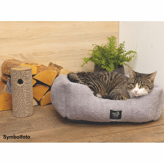 Beeztees Minus One Kratzzylinder - 23 x 10 cm - Katzen Kratzbrett Kratzpappe