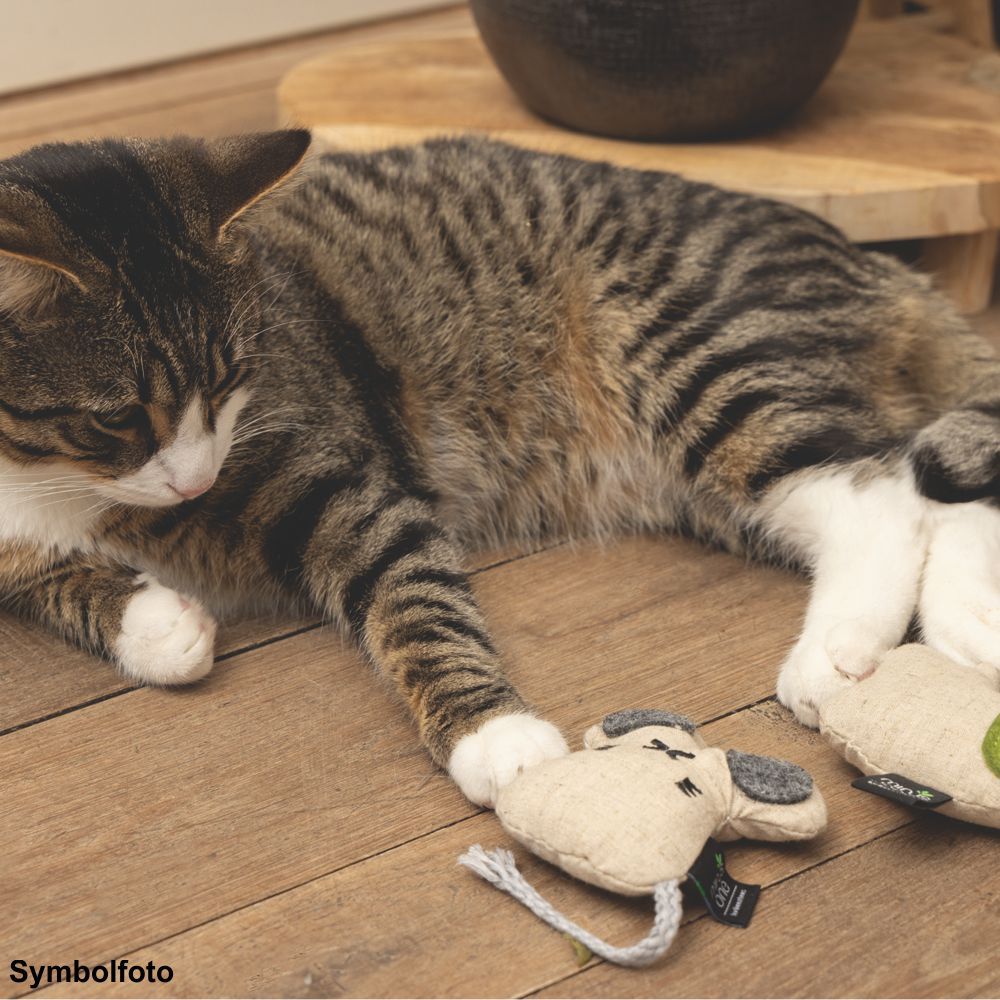 Beeztees Minus One Katzenspielzeug - Maus CODA - mit Katzenminze - Catnip