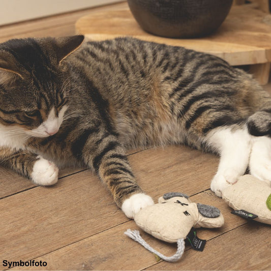 Beeztees Minus One Katzenspielzeug - Maus CODA - mit Katzenminze - Catnip