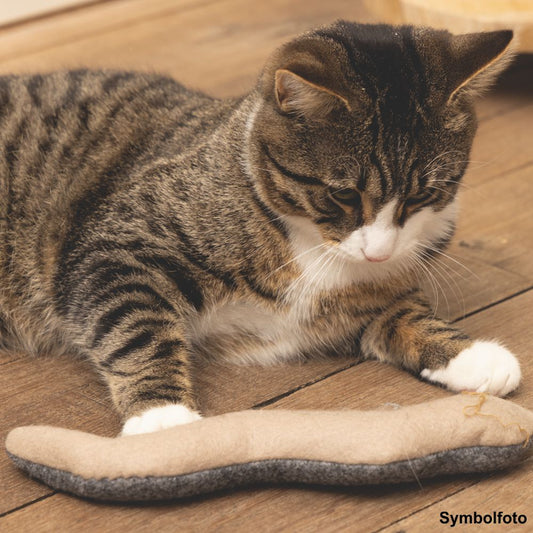 Beeztees Minus One Katzenspielzeug - Schlange DUNCAN - mit Katzenminze - Catnip