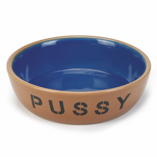 Beeztees Keramik Katzennapf PUSSY - Milchschale Futternapf Fressnapf Schale