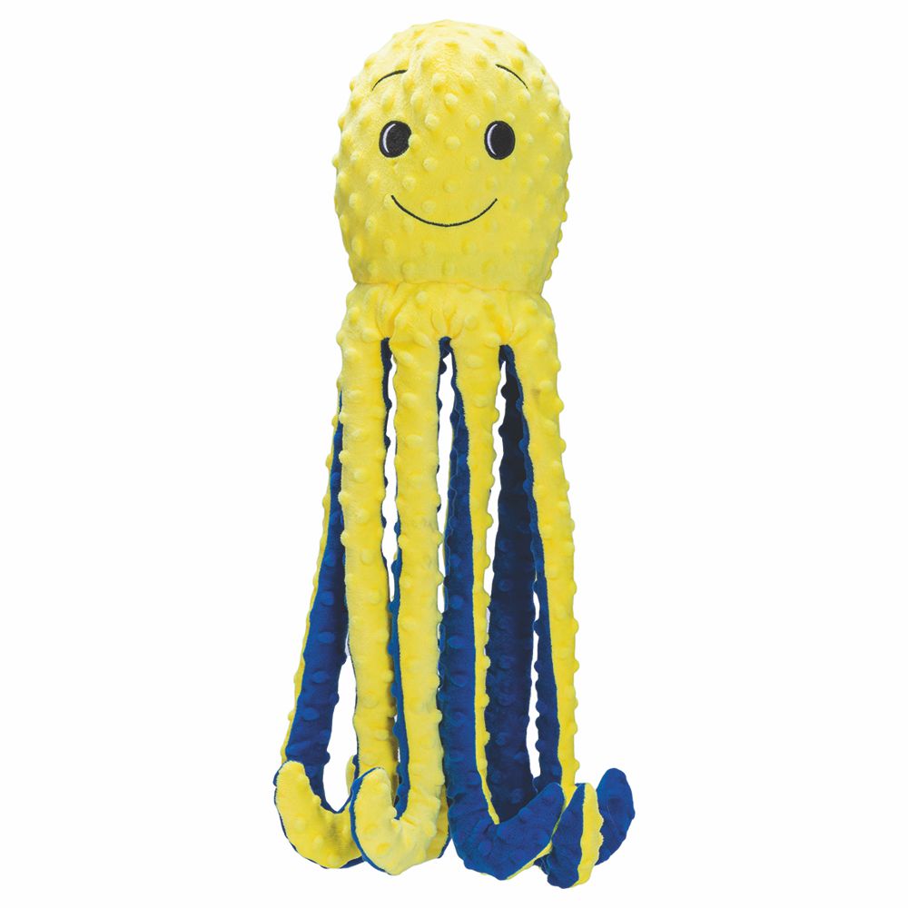 Beeztees Plüsch-Hundespielzeug - Oktopus Amy - Plüschspielzeug ohne Squeaker