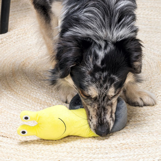 Beeztees Hide&Seek SCHNECKE - Snackspielzeug - Plüsch-Hundespielzeug Kuscheltier