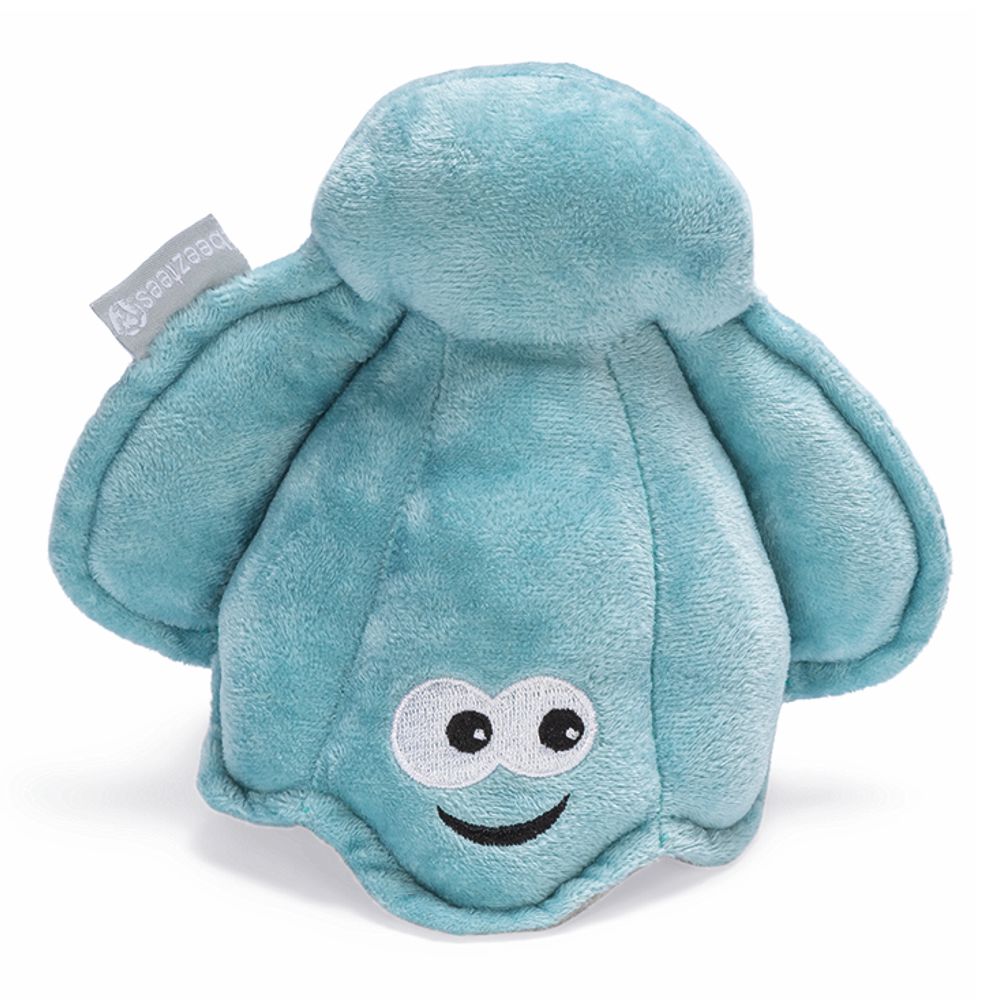 Beeztees Plüsch-Hundespielzeug - Muschel mit Perle - Versteckspiel ohne Squeaker