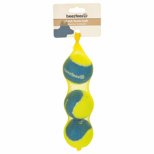 3 cm - blau/gelb - Apportierspielzeug Bälle