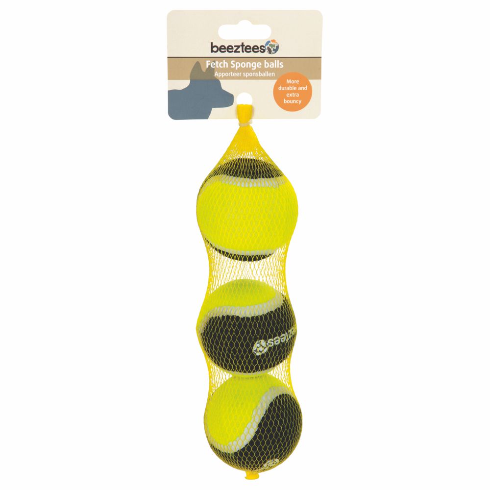 3 cm - schwarz/gelb - Apportierspielzeug