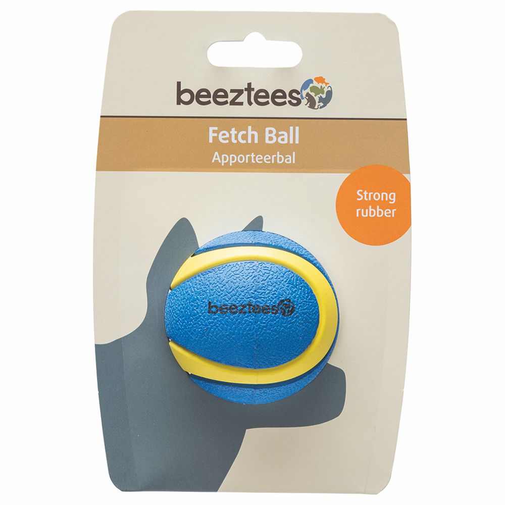 Beeztees Fetch Ball MAGNIFICENT - blau/gelb