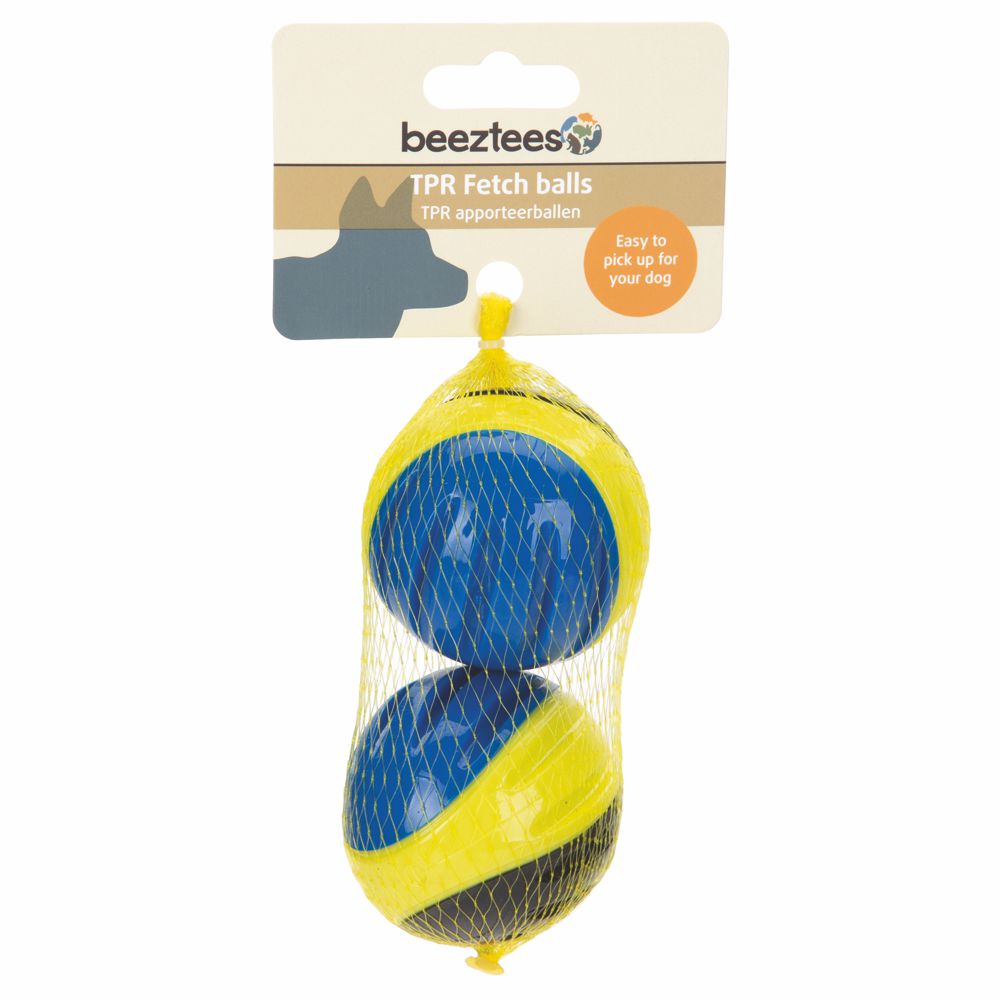 3 cm blau/gelb/schwarz - Apportierspielzeug