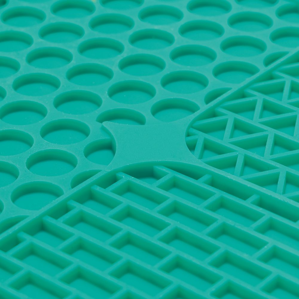 Beeztees Silikon Leckmatte Gourmet - Hund Katze - Schleckmatte Anti-Schlingmatte