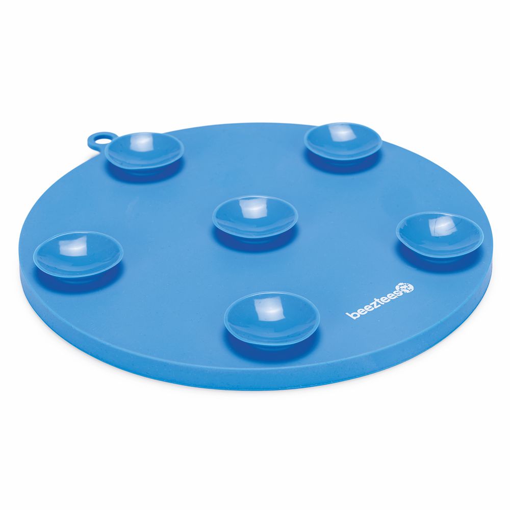 Beeztees Silikon Leckmatte Pizza - Hund Katze - Schleckmatte Anti-Schlingmatte