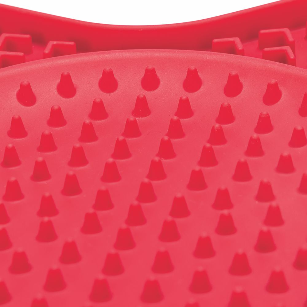 Beeztees Silikon Leckmatte Stern - Hund Katze - Schleckmatte Anti-Schlingmatte