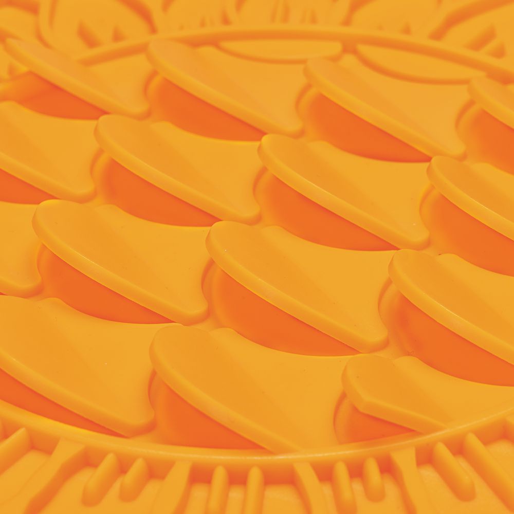 Beeztees Silikon Leckmatte Sonnenblume - Hund - Schleckmatte Anti-Schlingmatte