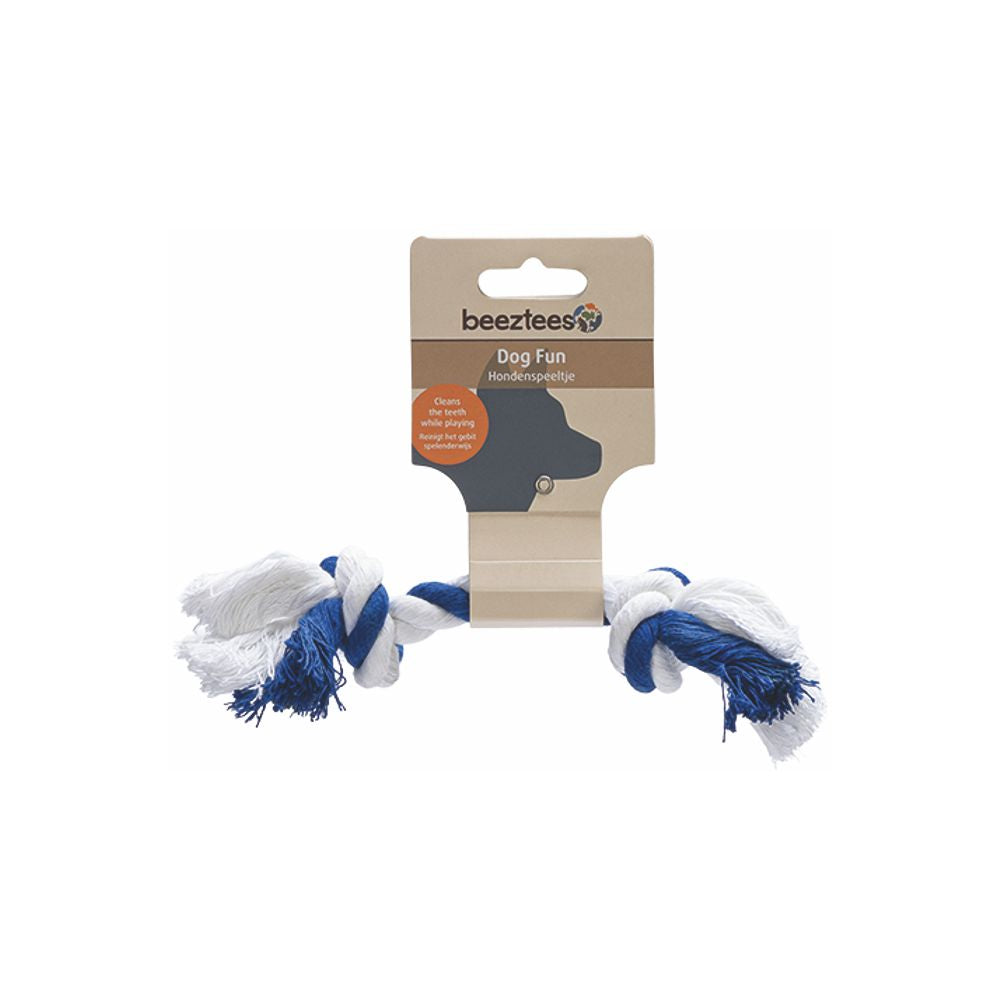 Beeztees Knotenseil - S / blau/weiß