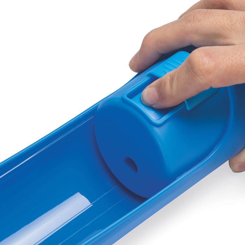 Beeztees Edelstahl-Trinkflasche - Wassernapf Reisenapf Wasserflasche unterwegs