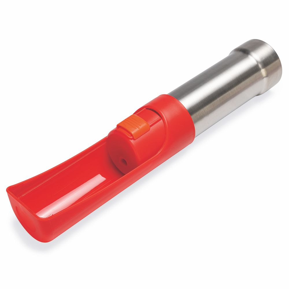 Beeztees Edelstahl-Trinkflasche - Wassernapf Reisenapf Wasserflasche unterwegs