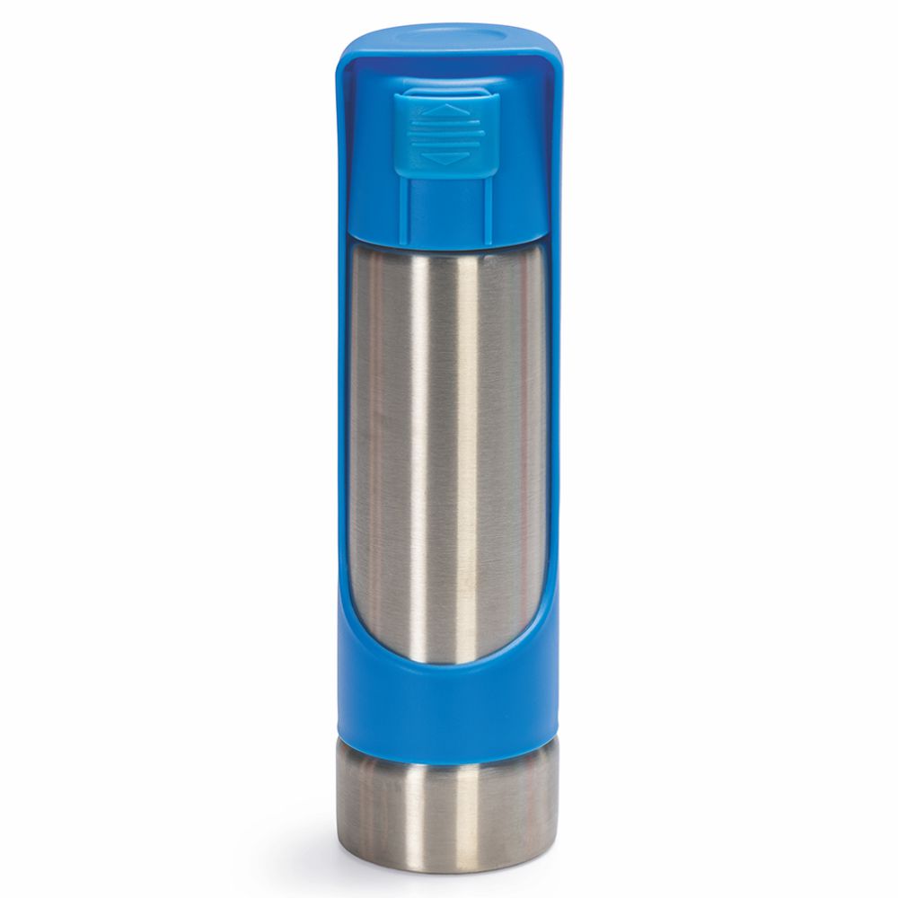 Beeztees Edelstahl-Trinkflasche LOE - blau