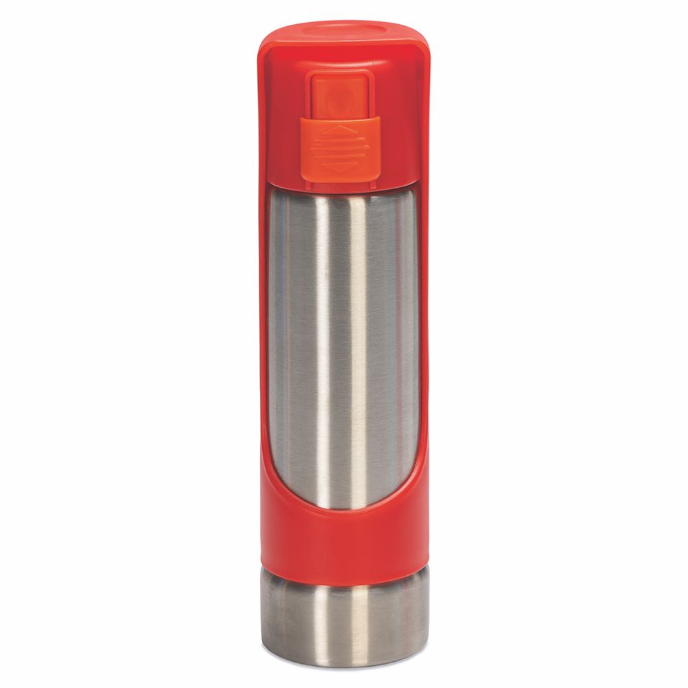 Beeztees Edelstahl-Trinkflasche LOE - rot