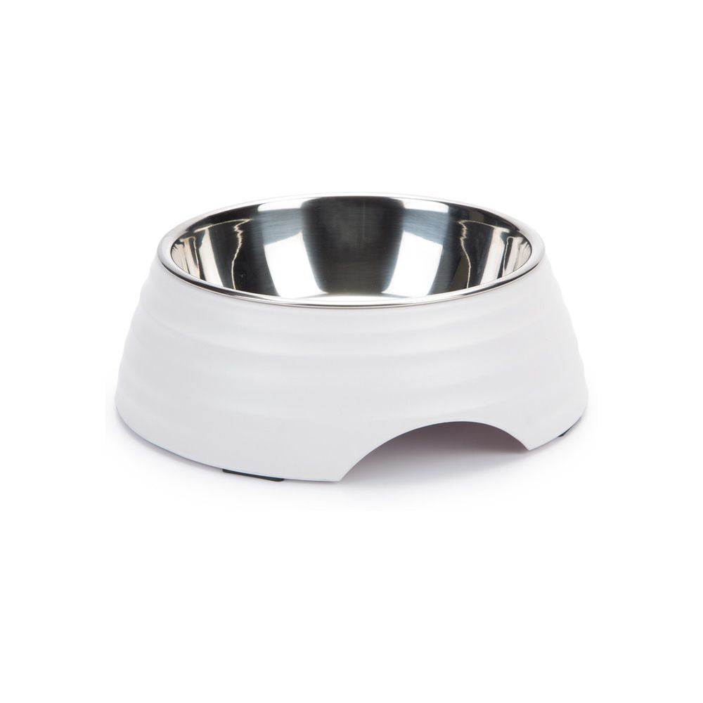 Beeztees Futternapf RIMPU - Edelstahl/Melamin - Fressnapf Hundenapf Wassernapf