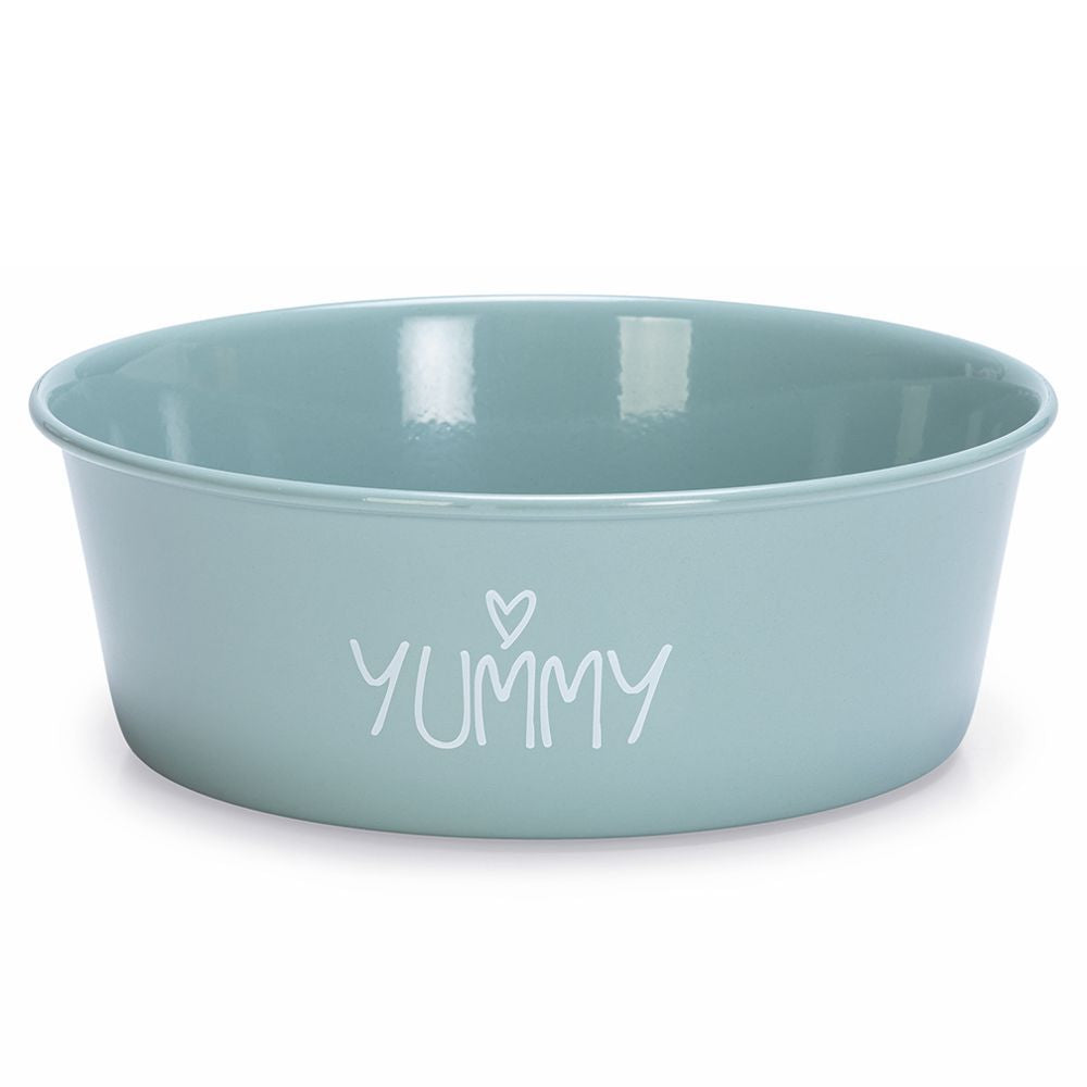 Beeztees Edelstahl-Fressnapf YUMMY - 940 ml - grün