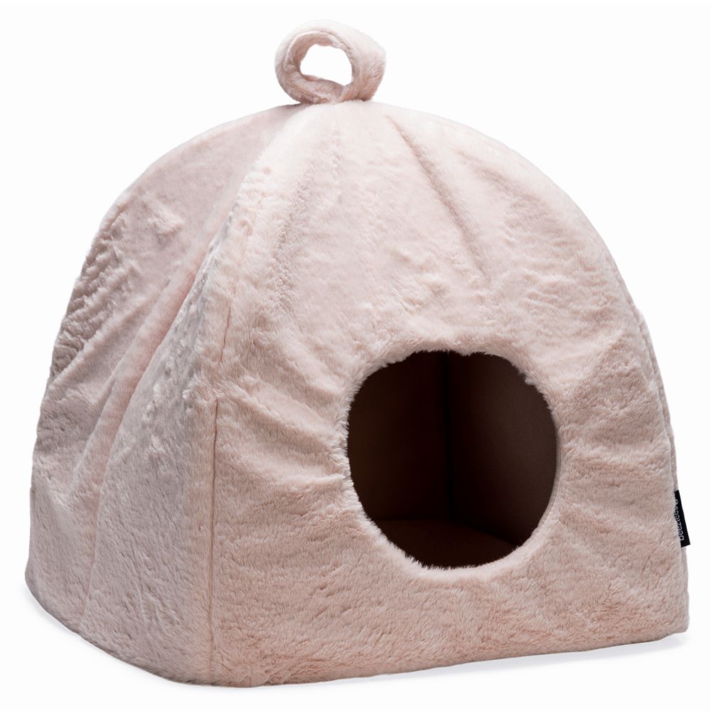 Beeztees Plüsch-Katzenhöhle MOZA - rosa