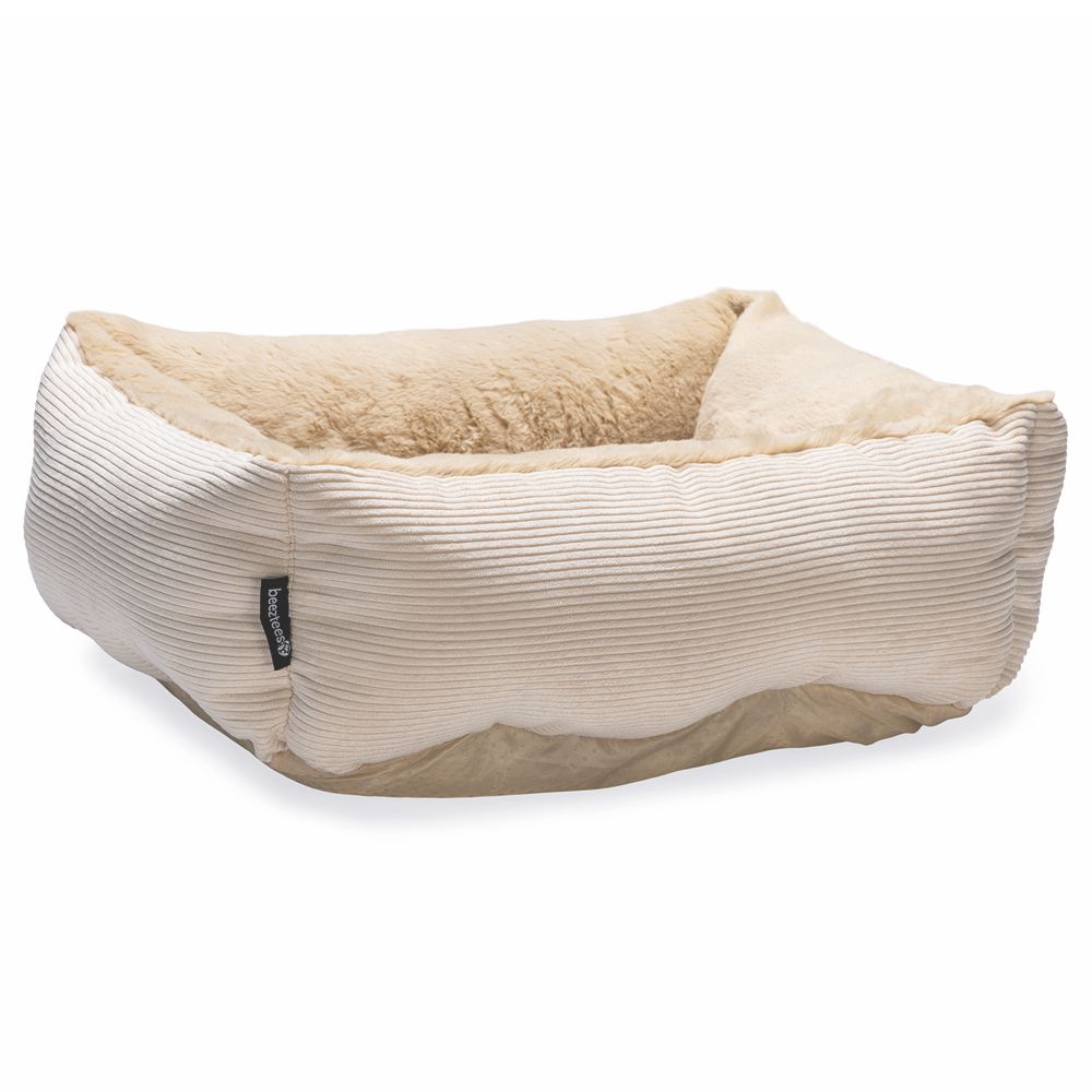 Beeztees Plüsch-Katzenbett MOZA - beige
