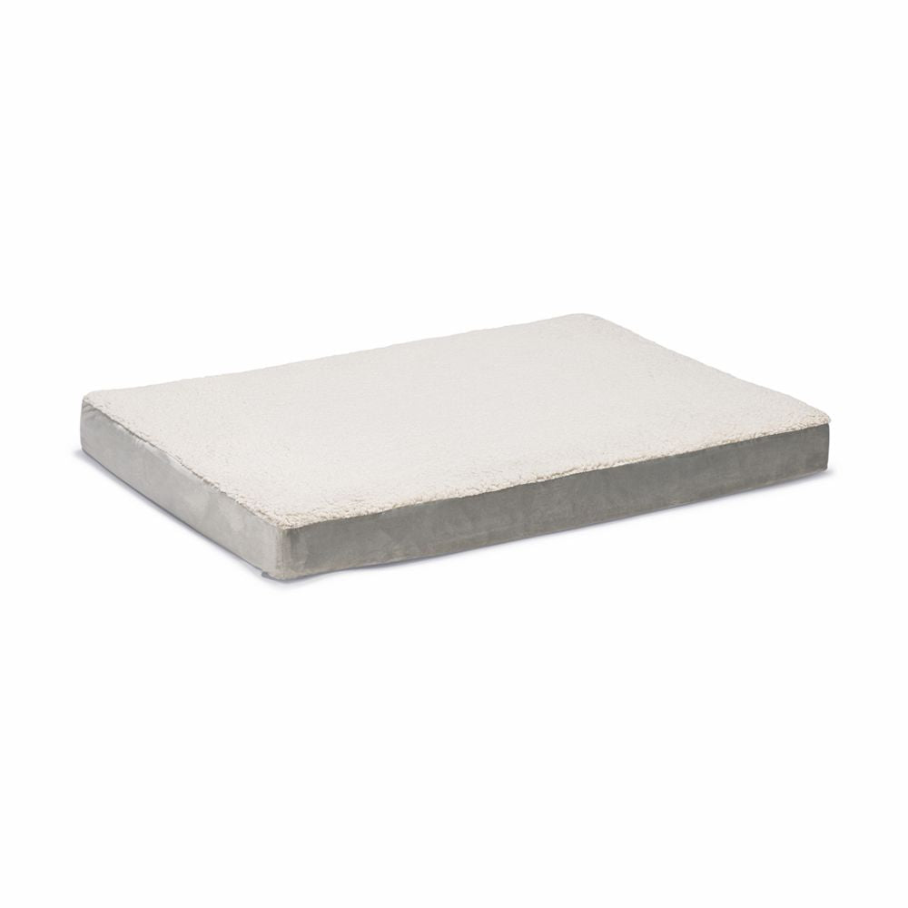 Beeztees orthopädisches Hundebett ZIRA - hellgrau - 100 x 70 cm