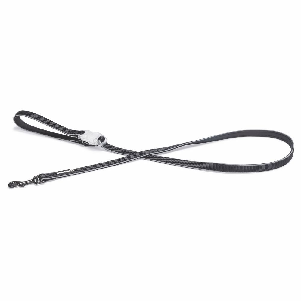 Beeztees Premium Sicherheitsleine PARINCA - schwarz - M