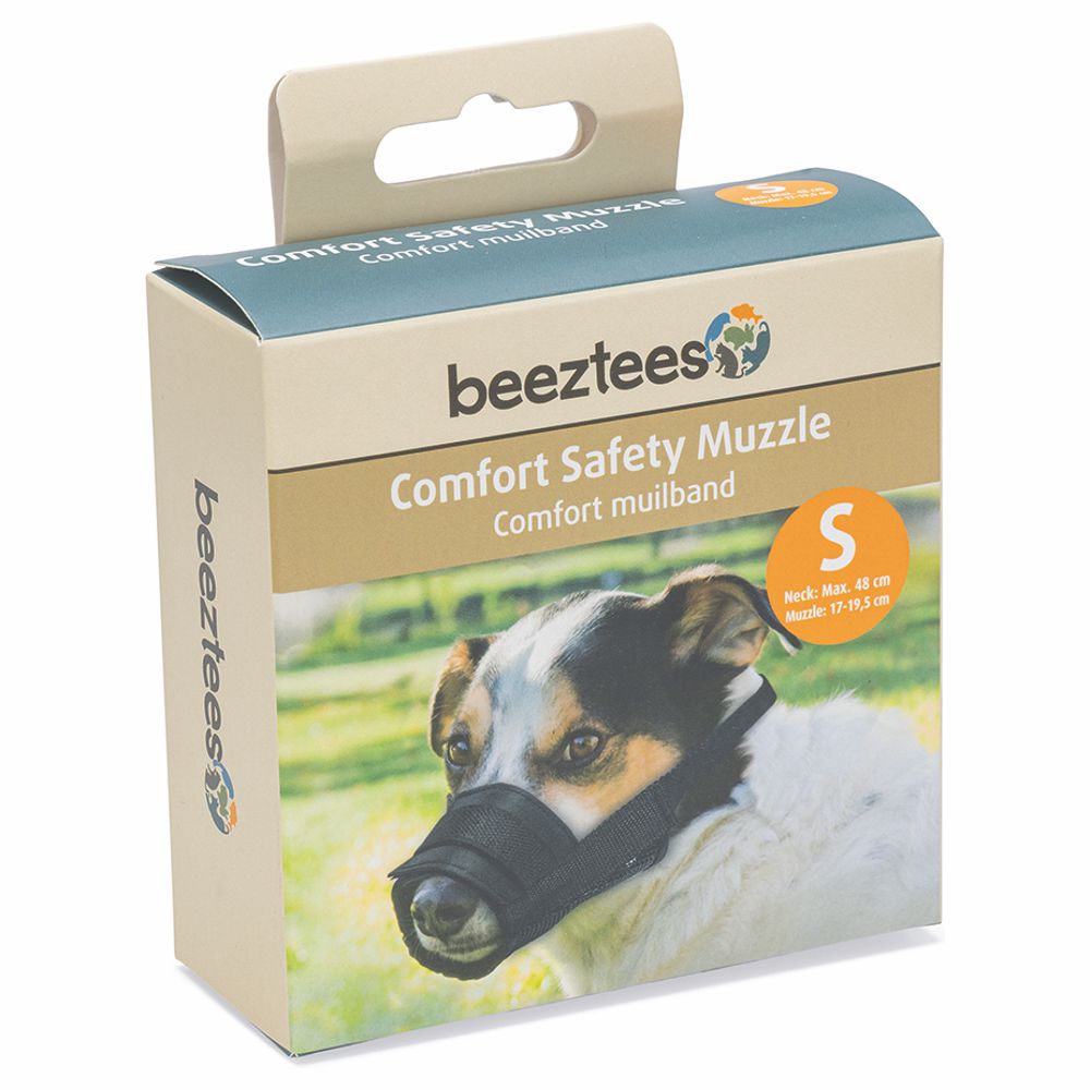 Beeztees Komfort-Maulkorb verstellbar - Größe S/M/L/XL/XXL - Nylon Hundemaulkorb