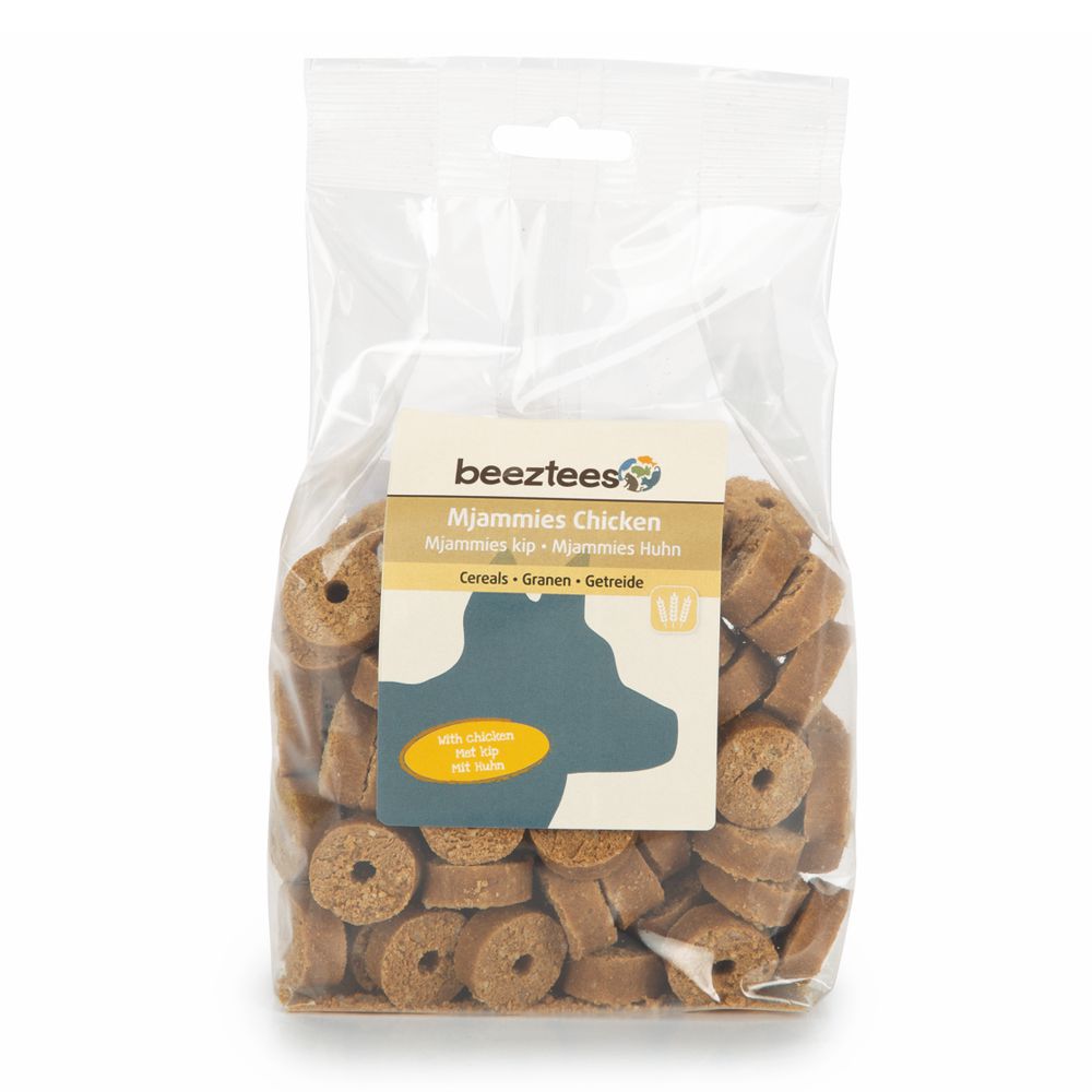 Beeztees Mjammies CHICKEN - 450 g - Hundesnacks Leckerli - mit Huhn & Getreide