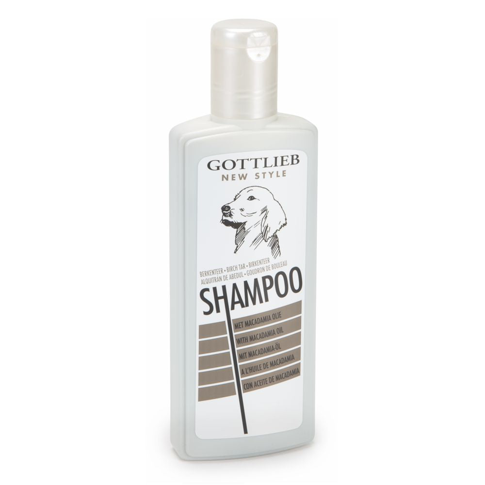 Gottlieb New Style Birkenteer Shampoo - mit Macadamia Öl - Hundeshampoo - 300 ml