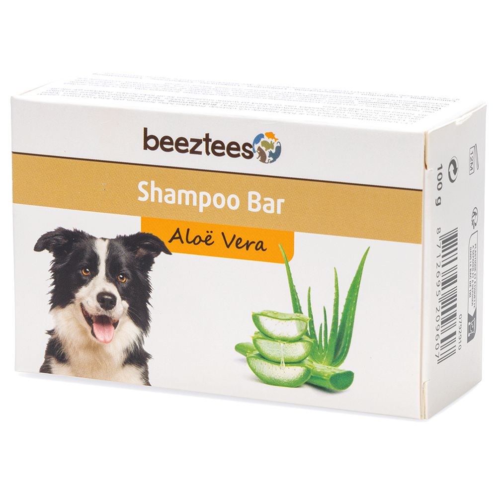 Beeztees Hundeshampoo Bar - mit Aloe Vera - festes Shampoo für Hunde - 100 g