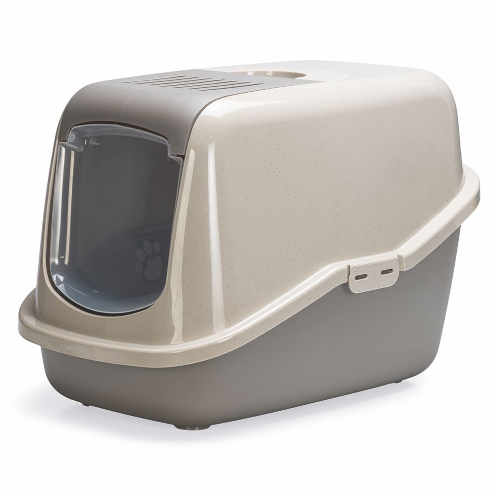 Savic Katzentoilette NESTOR Happy Planet - 56 x 39 x 38,5 cm Katzenklo recycelt