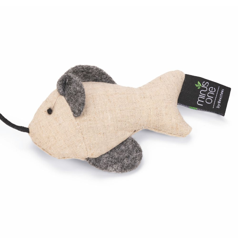 Minus One by Beeztees Katzenangel - mit Katzenminze - aus recyceltem Material