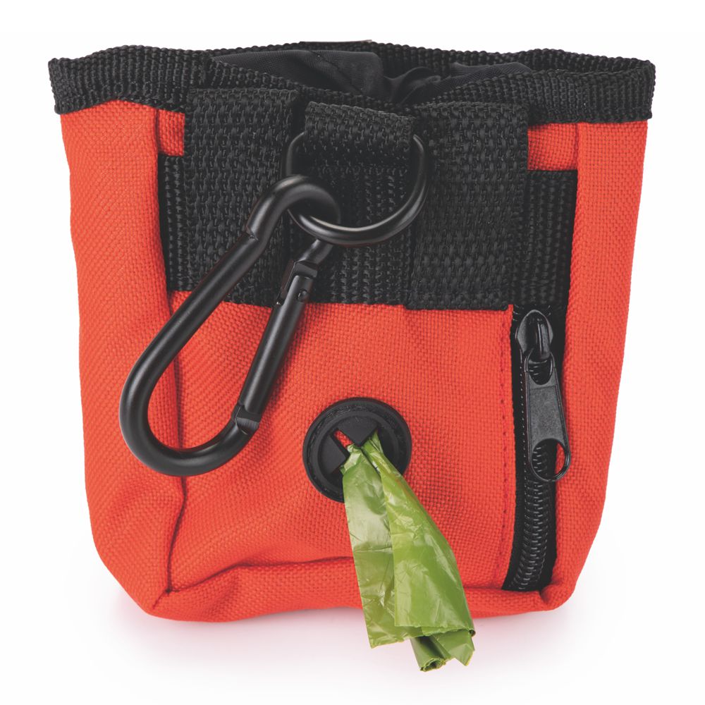 Beeztees Snacktasche & Kotbeutelspender - Snackbeutel Leckerli Kottüten Spender