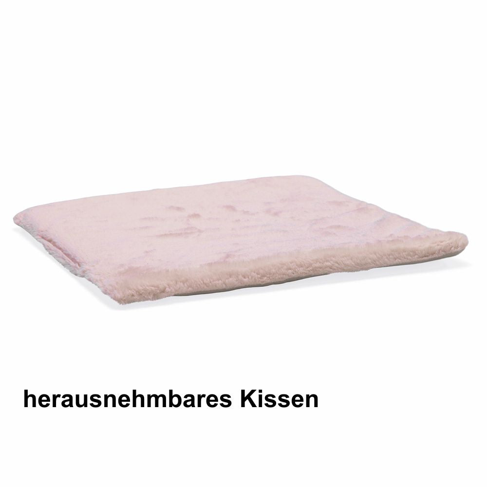 Beeztees Plüsch-Katzenhöhle MOZA - 40x40 cm - Katzenhaus Katzenbett Kuschelhöhle