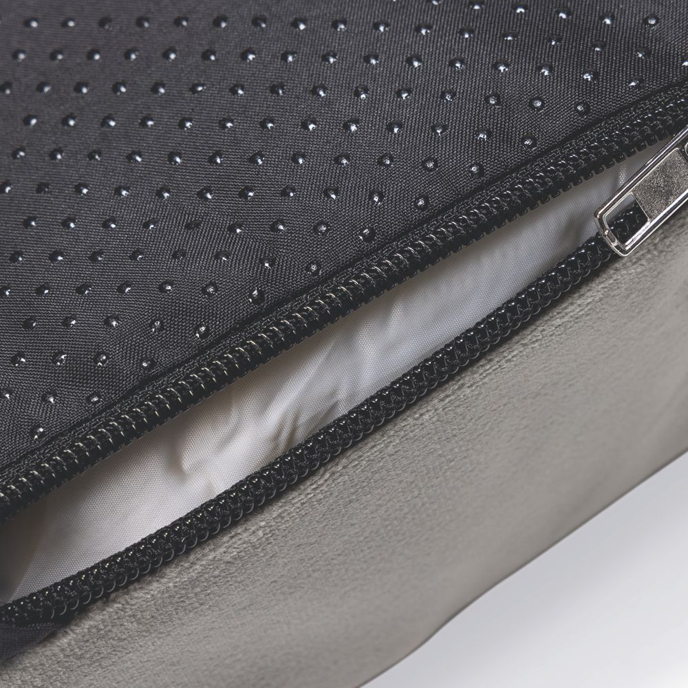 Beeztees orthopädisches Hundebett ZIRA - hellgrau - Hundekissen Schlafplatz