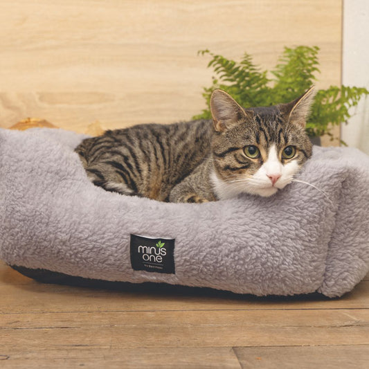 Beeztees Minus One Bettchen - 48 x 37 cm - Schlafplatz Bett Korb - Hund Katze